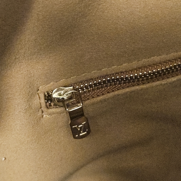 Designer Tan Monogram Tote Bag - Picture 6 of 7